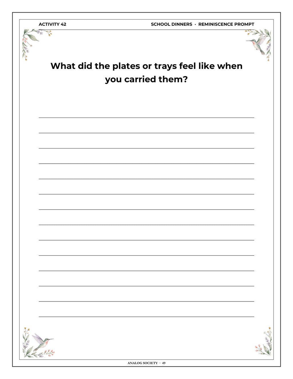 Inside A Memory Book — School Friends and Teachers - page 50