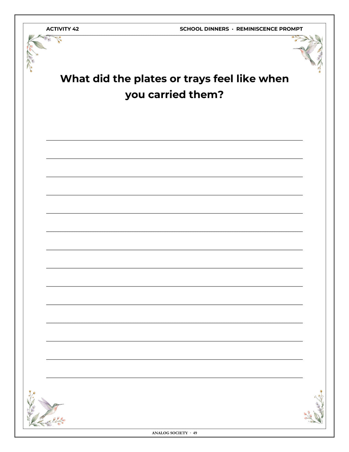 Inside A Memory Book — School Friends and Teachers - page 50