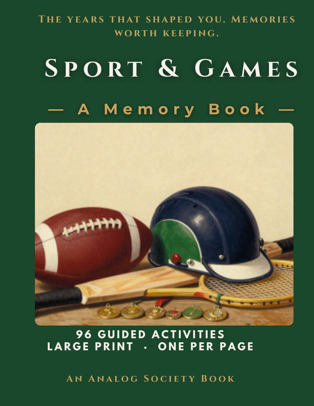 Sport and Games - A Memory Book, hardcover front cover