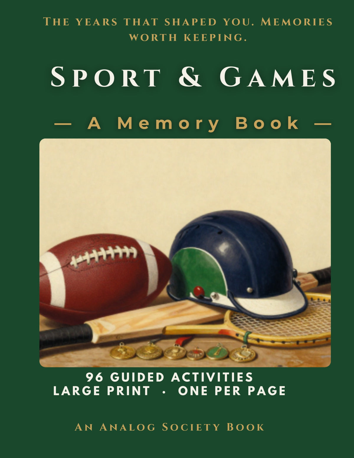Sport and Games - A Memory Book, hardcover front cover
