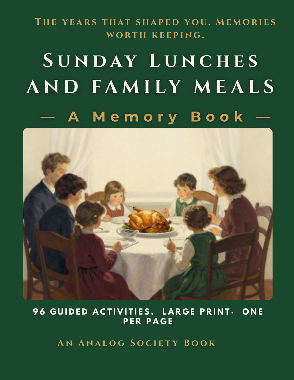 Sunday Lunches - A Memory Book, hardcover front cover