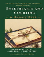 Sweethearts and Courting - A Memory Book, hardcover front cover