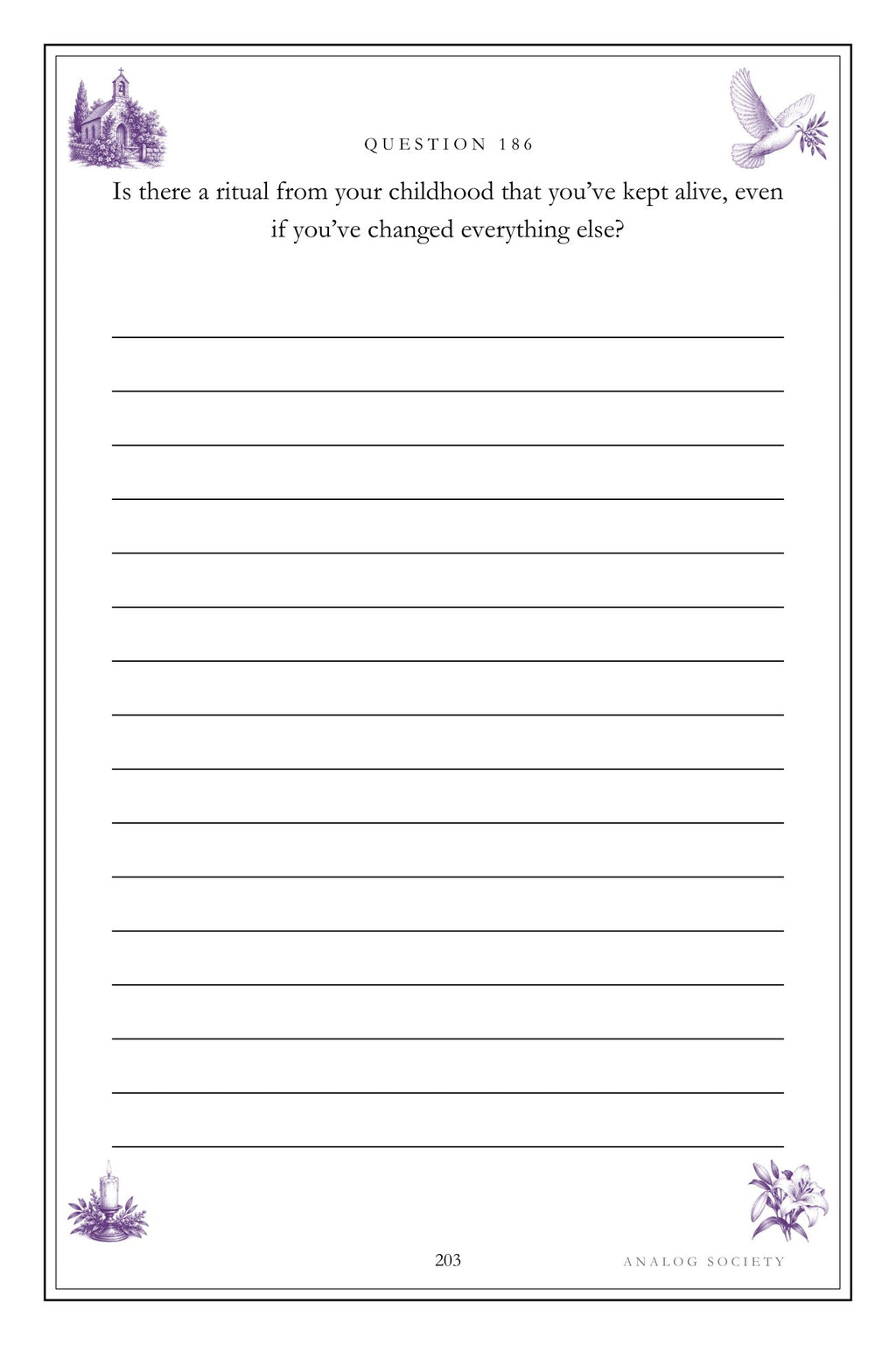 The Faith That Carried Me hardcover gift edition, inside page 203