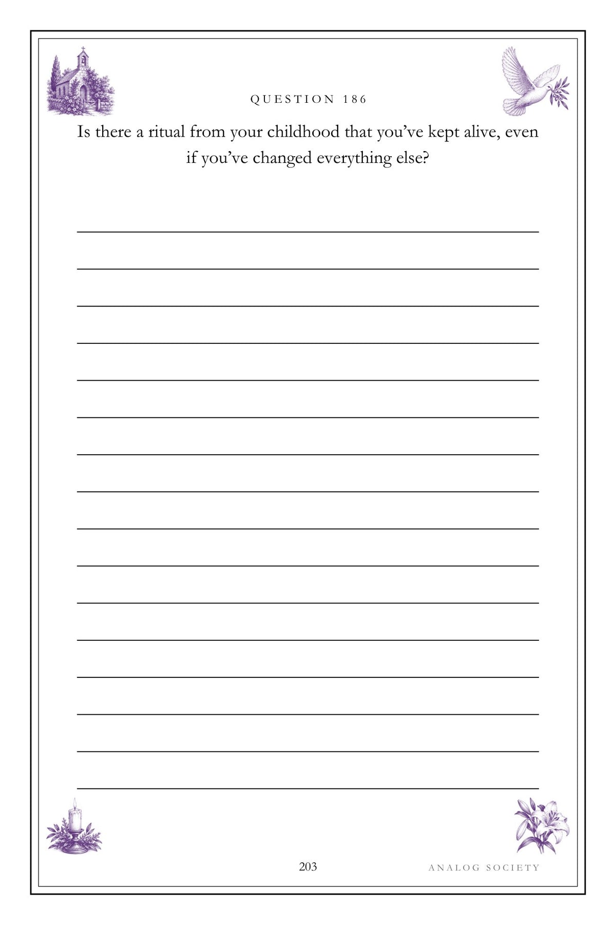 The Faith That Carried Me hardcover gift edition, inside page 203