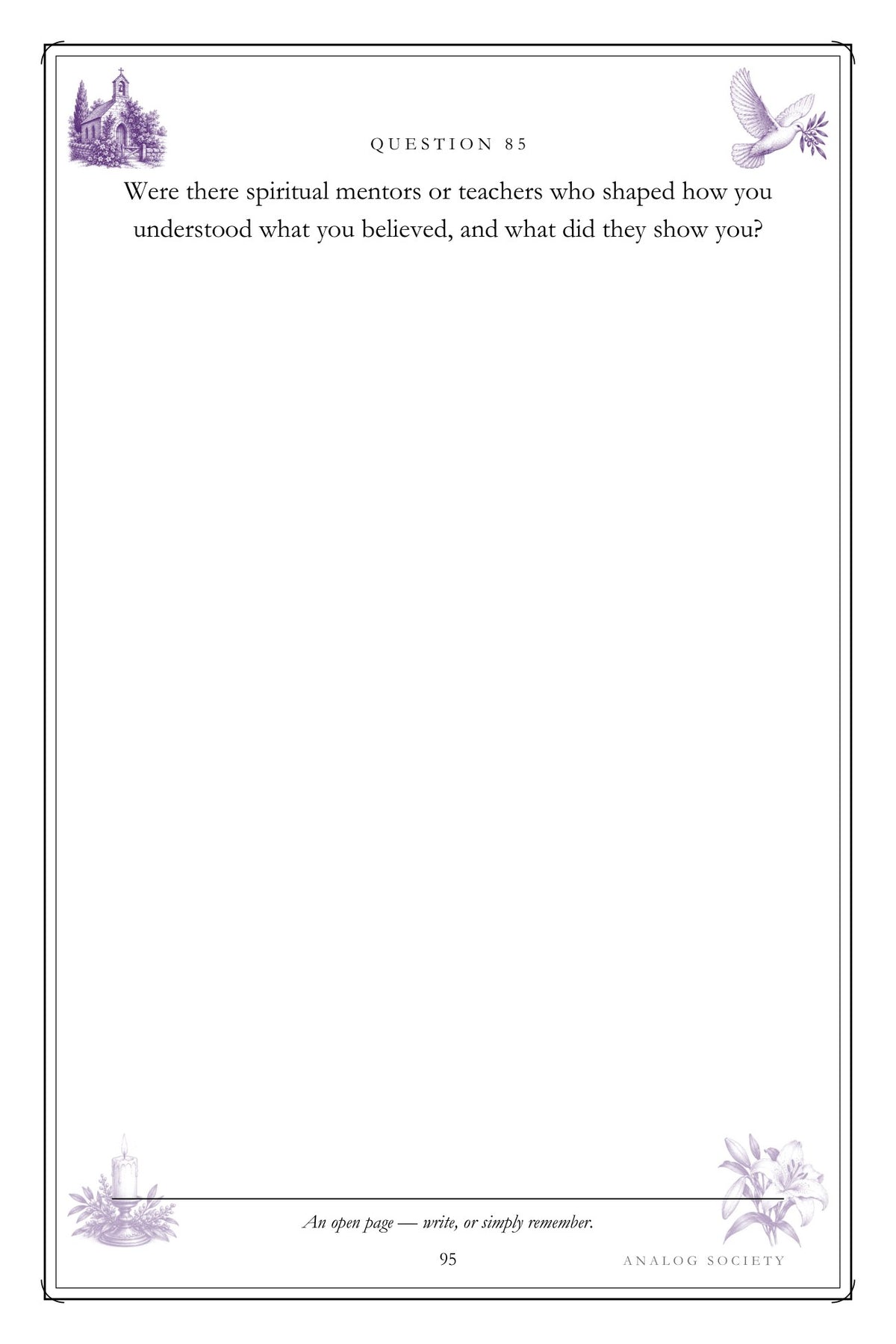 The Faith That Carried Me hardcover gift edition, inside page 95