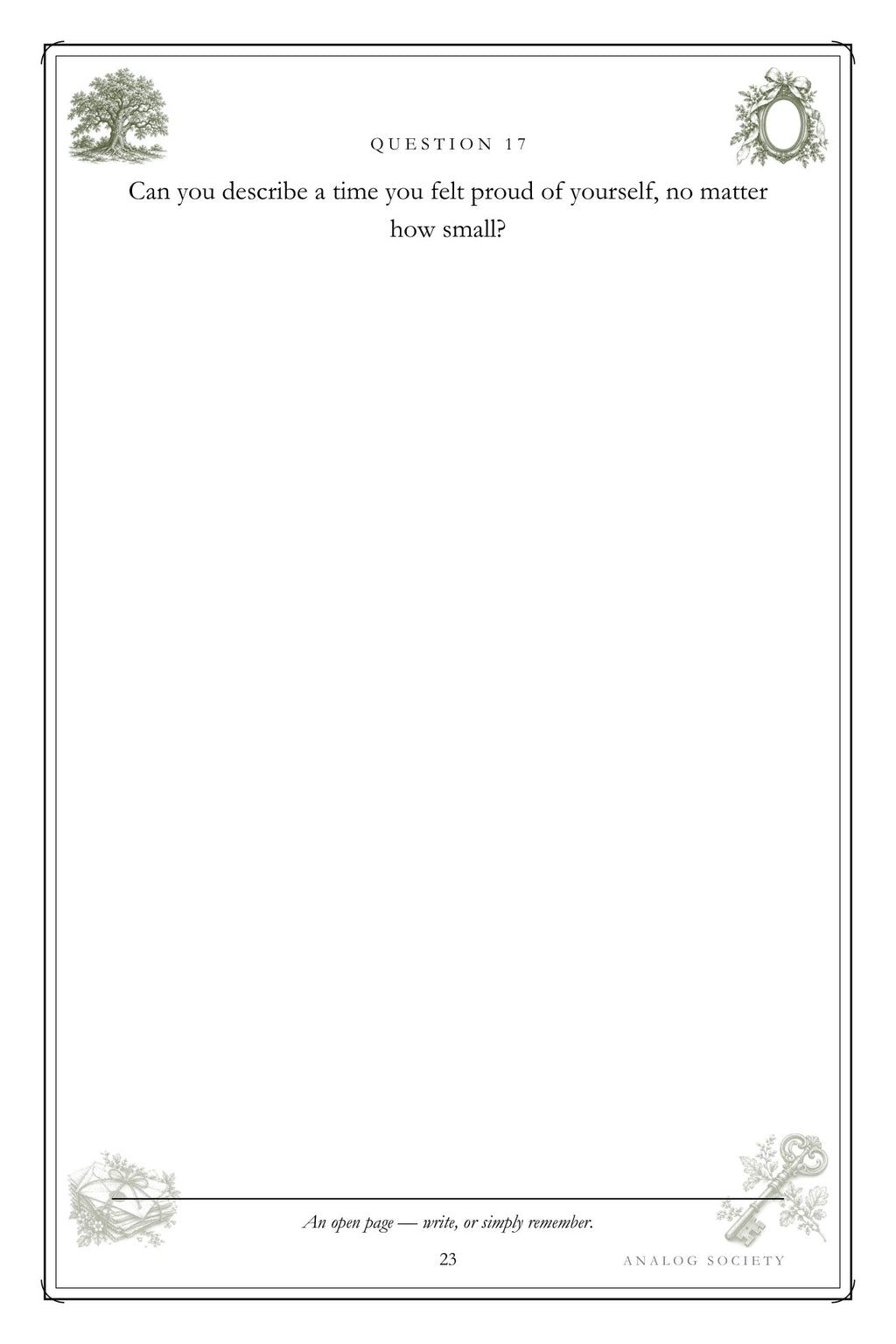 The Names We Nearly Lost hardcover gift edition, inside page 23