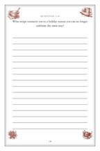 The Recipes Nobody Wrote Down hardcover gift edition, inside page 130