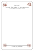 The Recipes Nobody Wrote Down hardcover gift edition, inside page 23