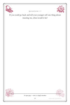 The Woman I Married, In 200 Questions hardcover gift edition, inside page 23