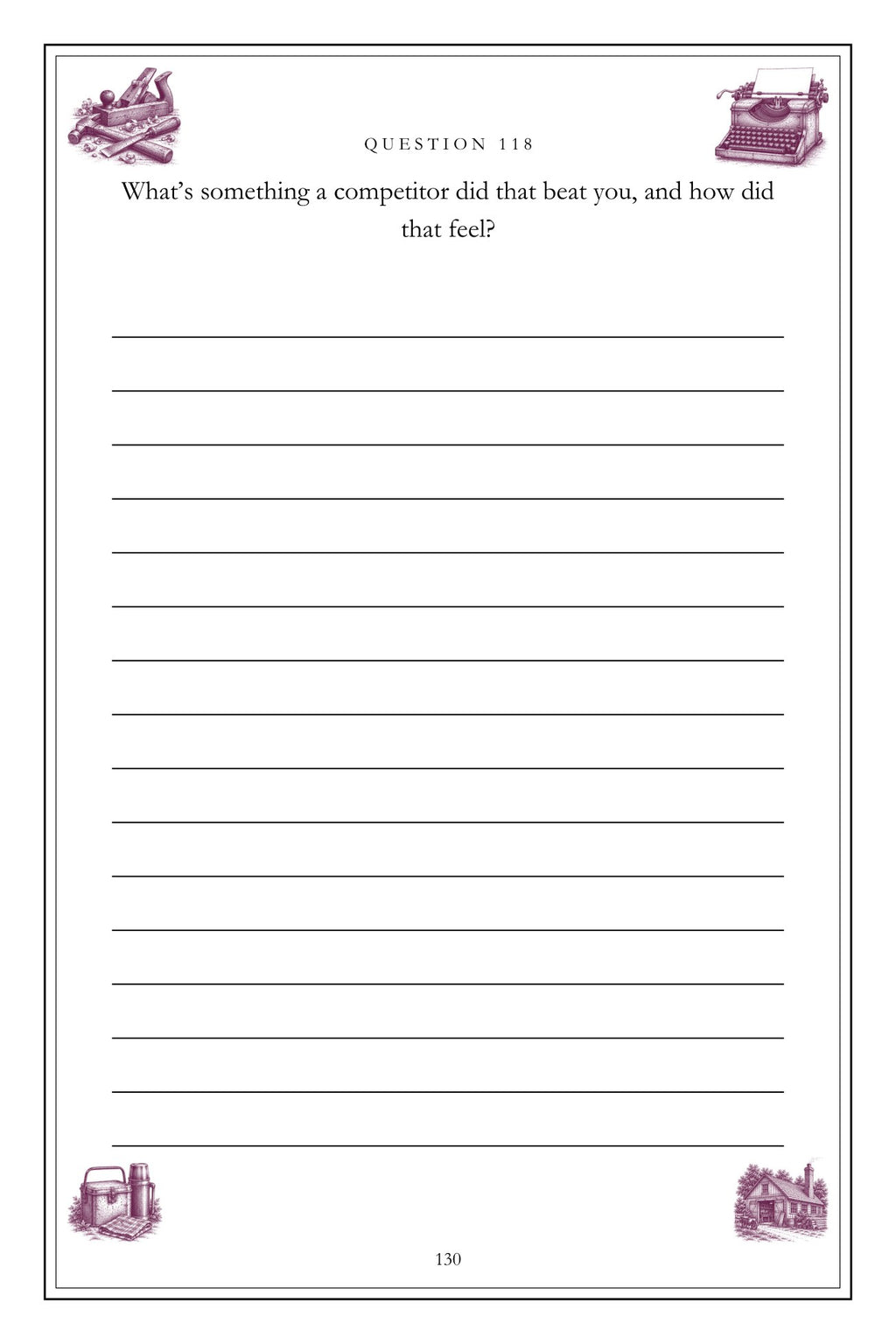 The Work of a Lifetime hardcover gift edition, inside page 130