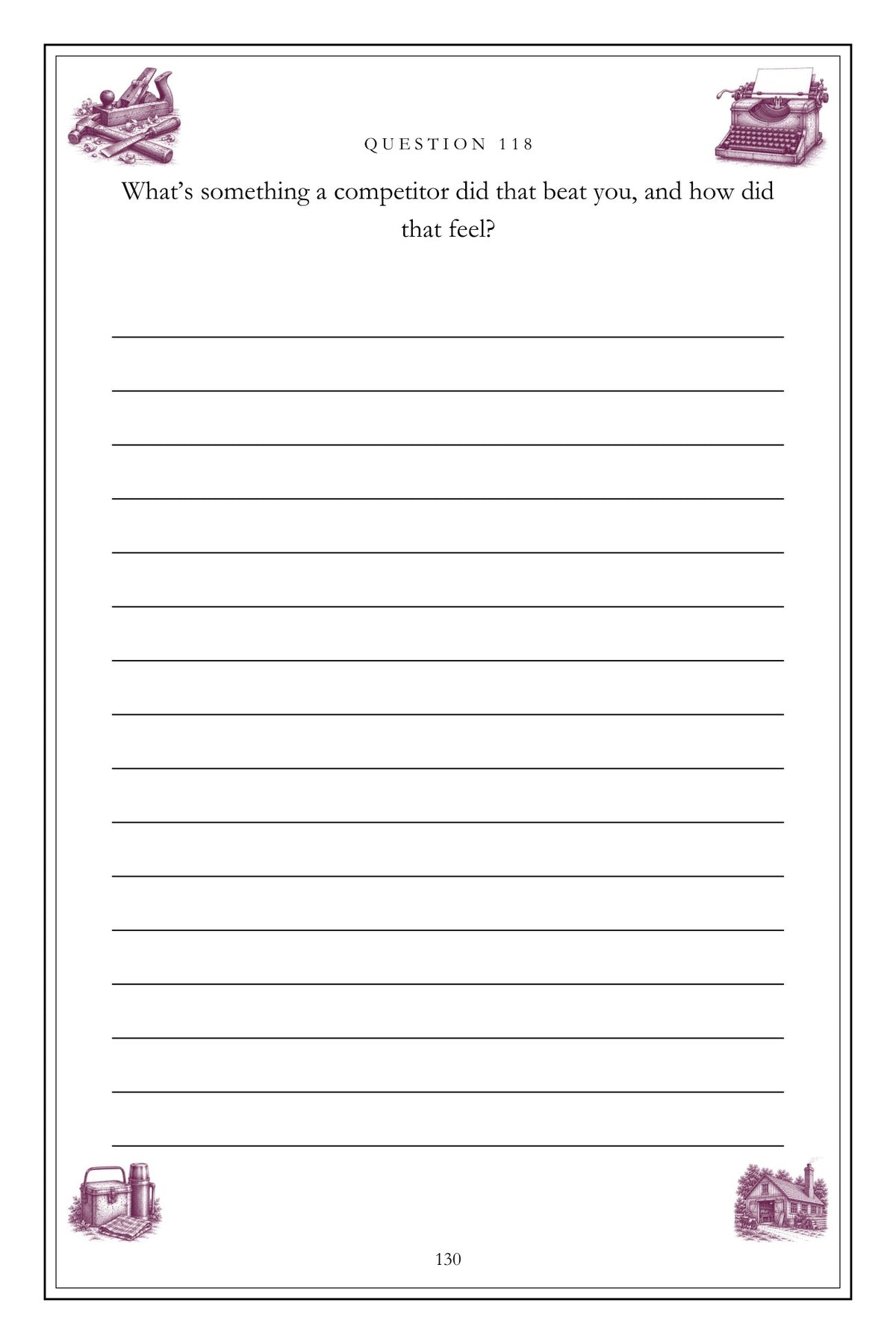 The Work of a Lifetime hardcover gift edition, inside page 130