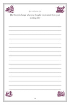 The Work of a Lifetime hardcover gift edition, inside page 58