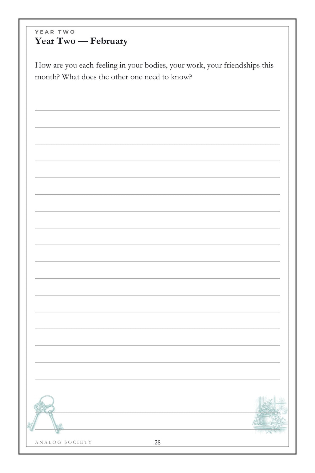 The Years We Kept hardcover gift edition, inside page 28