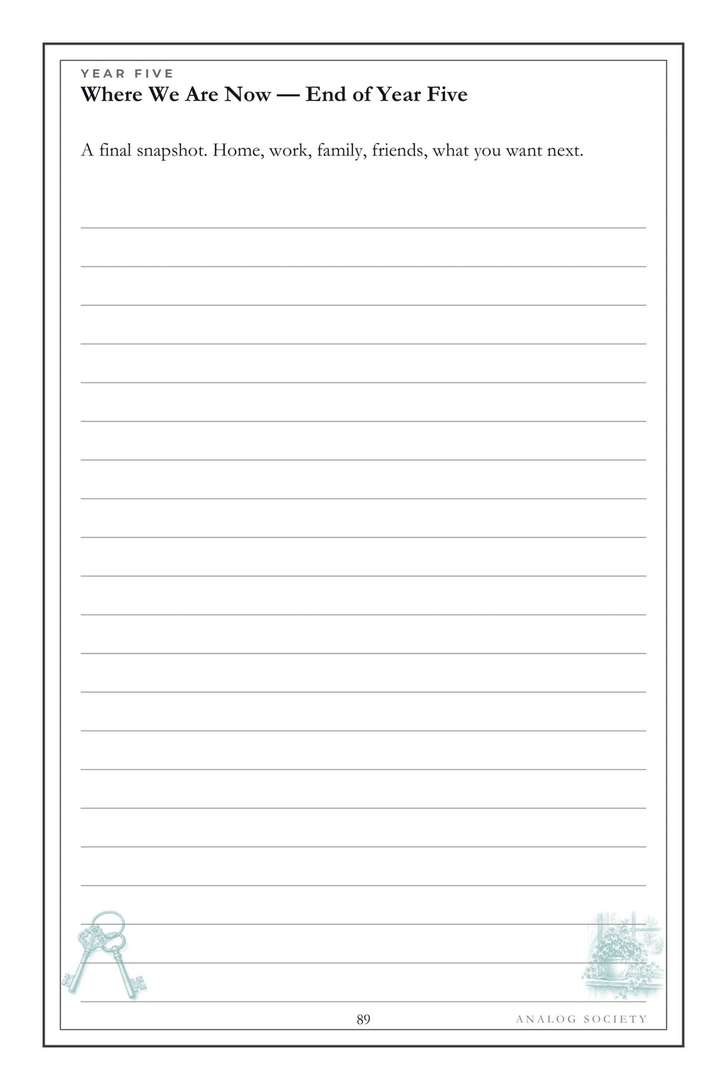 The Years We Kept hardcover gift edition, inside page 89