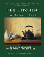 The Kitchen - A Memory Book, hardcover front cover