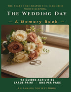 The Wedding Day - A Memory Book, hardcover front cover