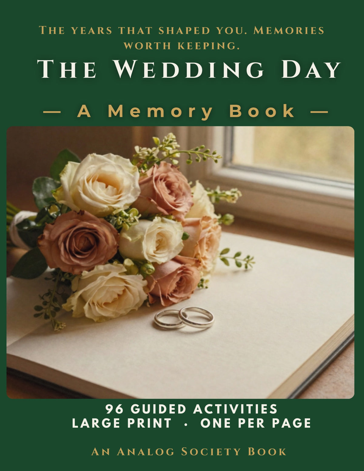 The Wedding Day - A Memory Book, hardcover front cover