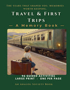 Travel and First Trips - A Memory Book, hardcover front cover