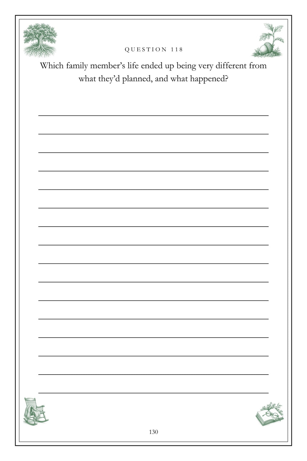What I Want My Grandchildren to Know hardcover gift edition, inside page 130