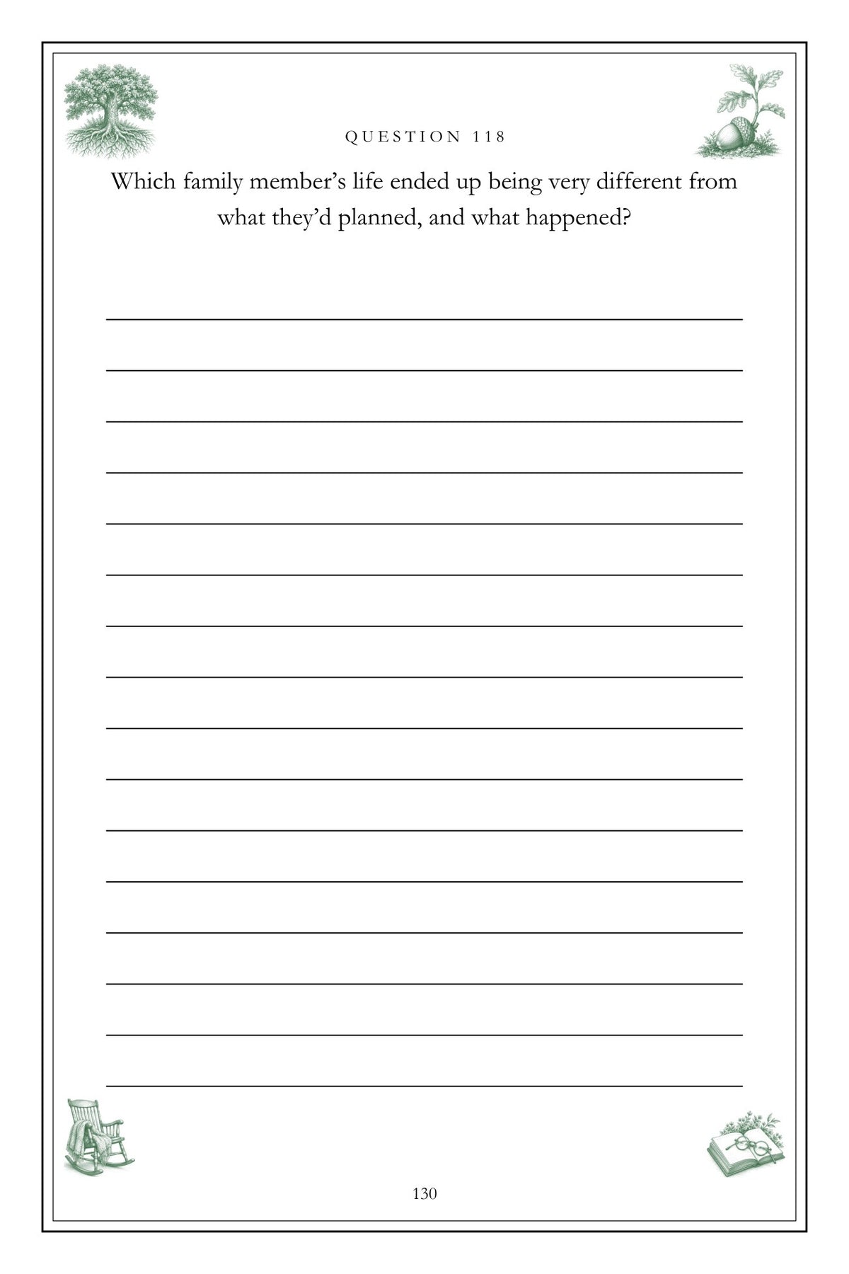 What I Want My Grandchildren to Know hardcover gift edition, inside page 130