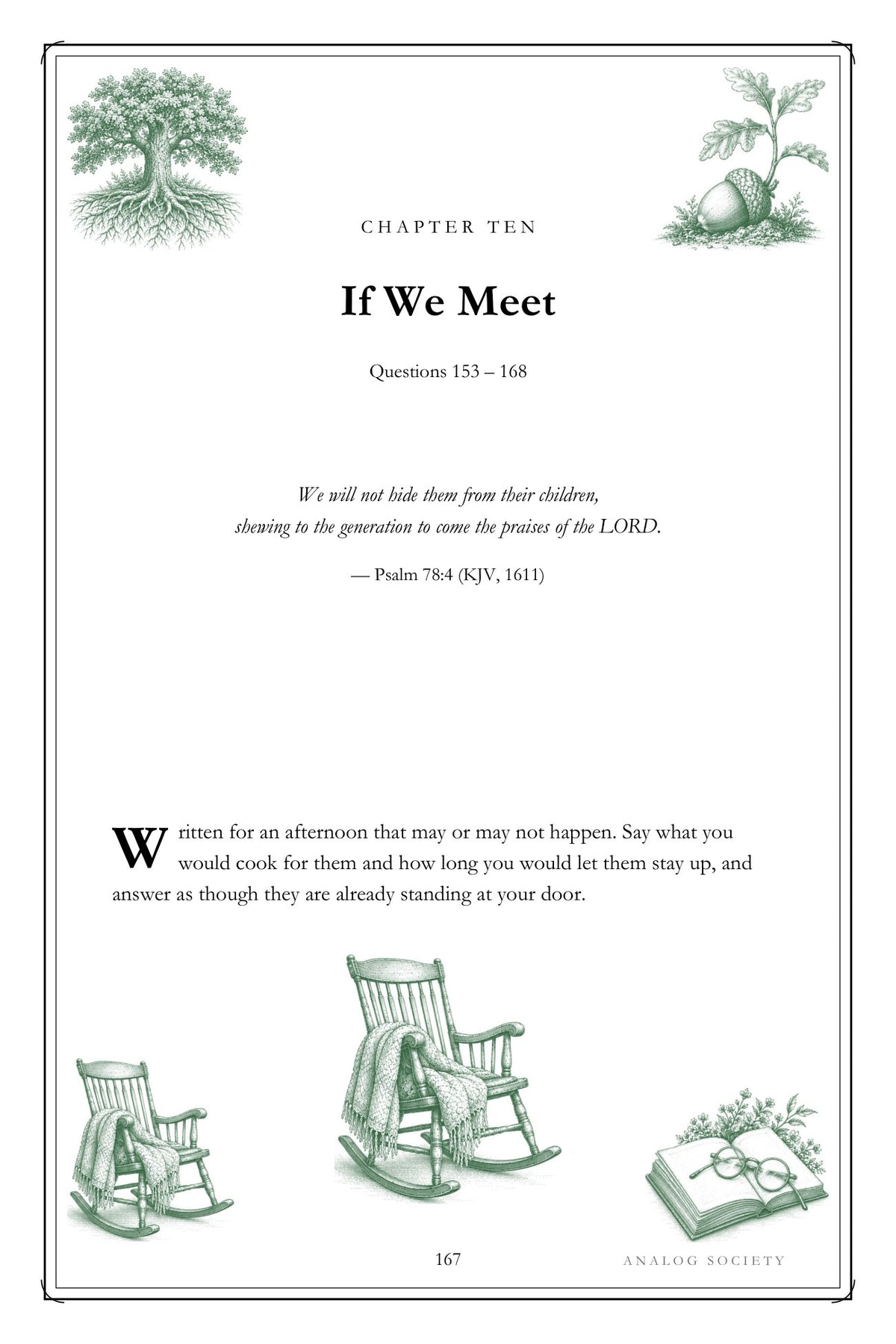 What I Want My Grandchildren to Know hardcover gift edition, inside page 167