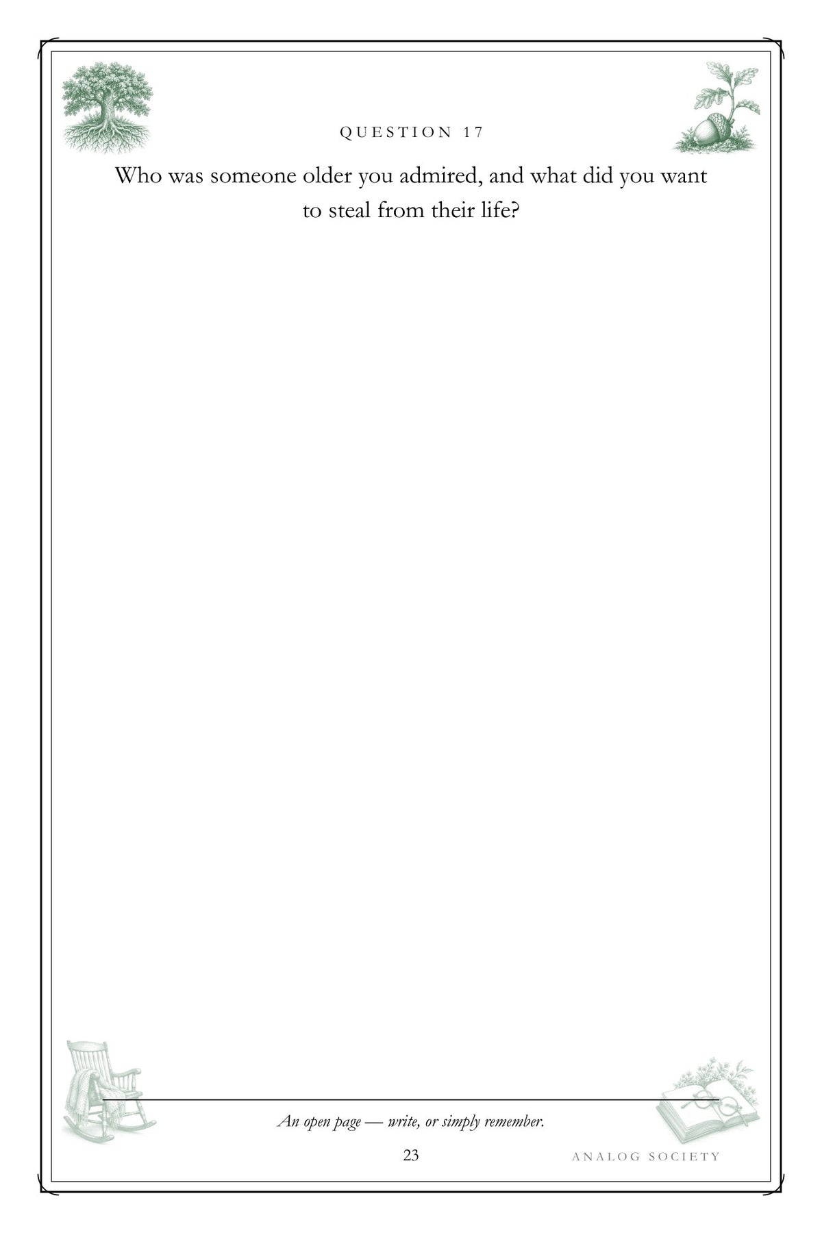 What I Want My Grandchildren to Know hardcover gift edition, inside page 23