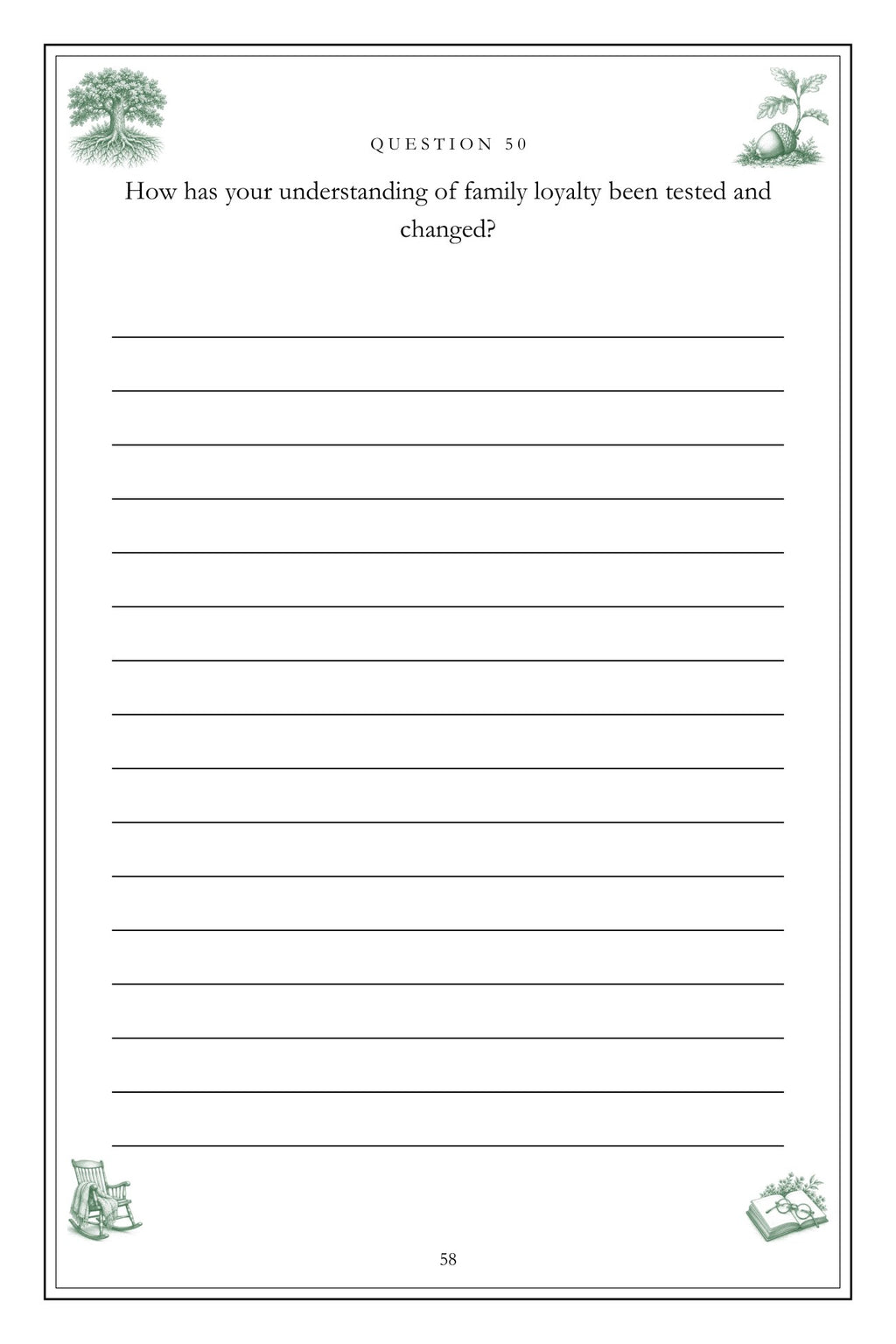 What I Want My Grandchildren to Know hardcover gift edition, inside page 58