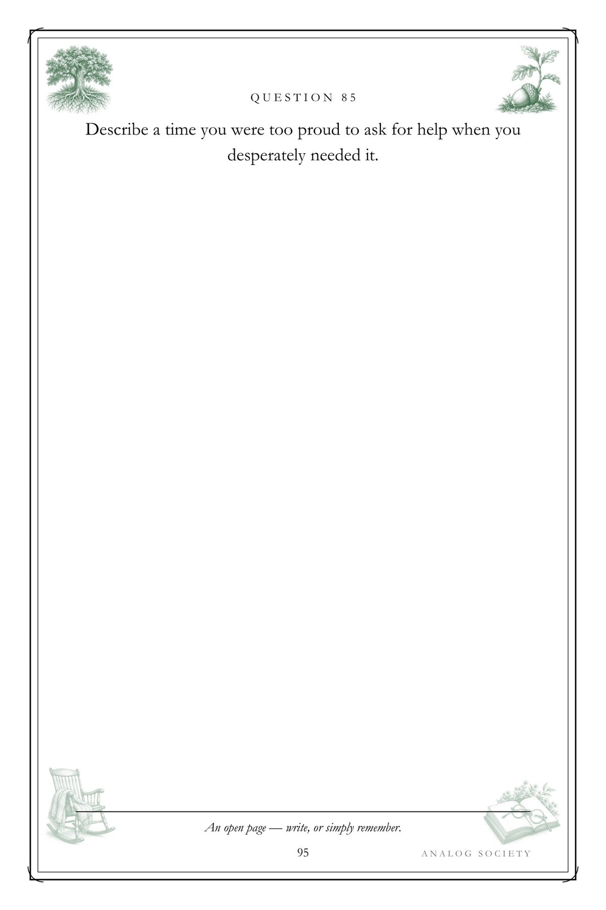 What I Want My Grandchildren to Know hardcover gift edition, inside page 95